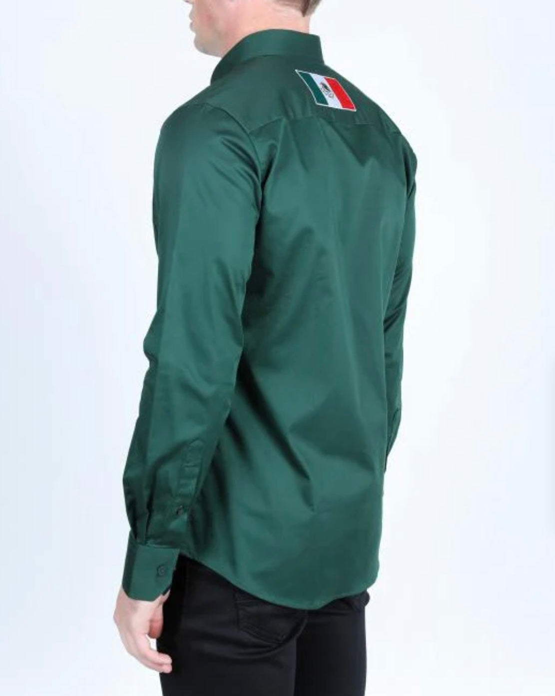 Mexico Green Dress Shirt
