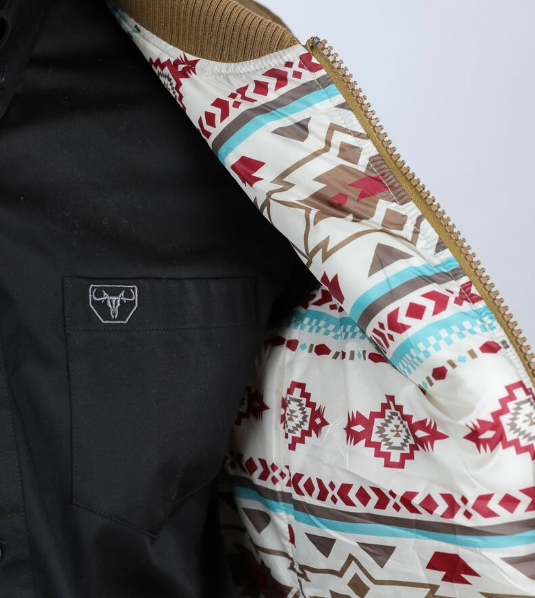 Beige Insulated Reversible Vest