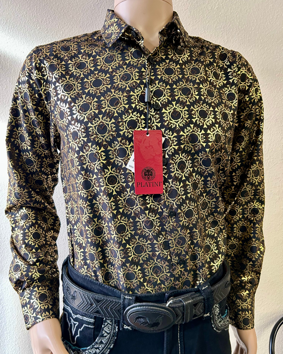 Hombre De Oro - Men’s Long Sleeve Shirt