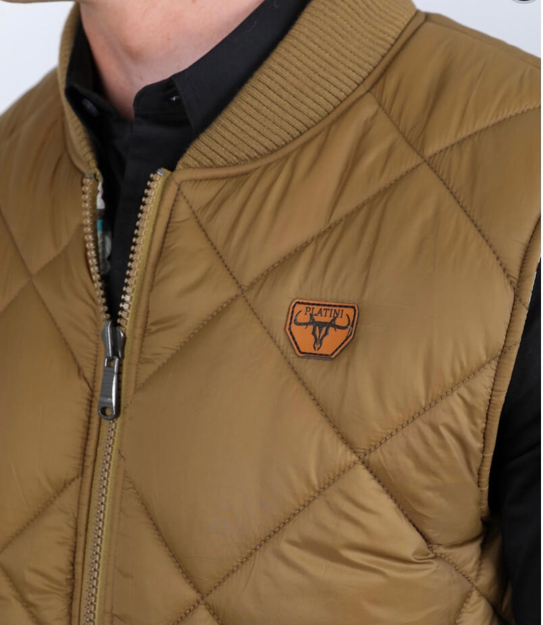 Beige Insulated Reversible Vest