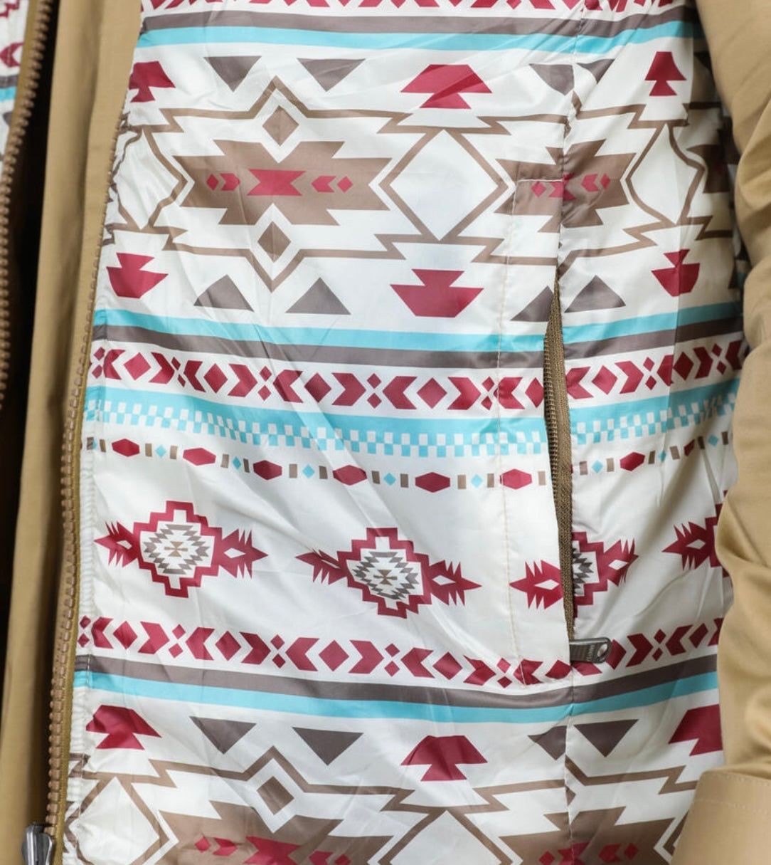 Beige Insulated Reversible Vest