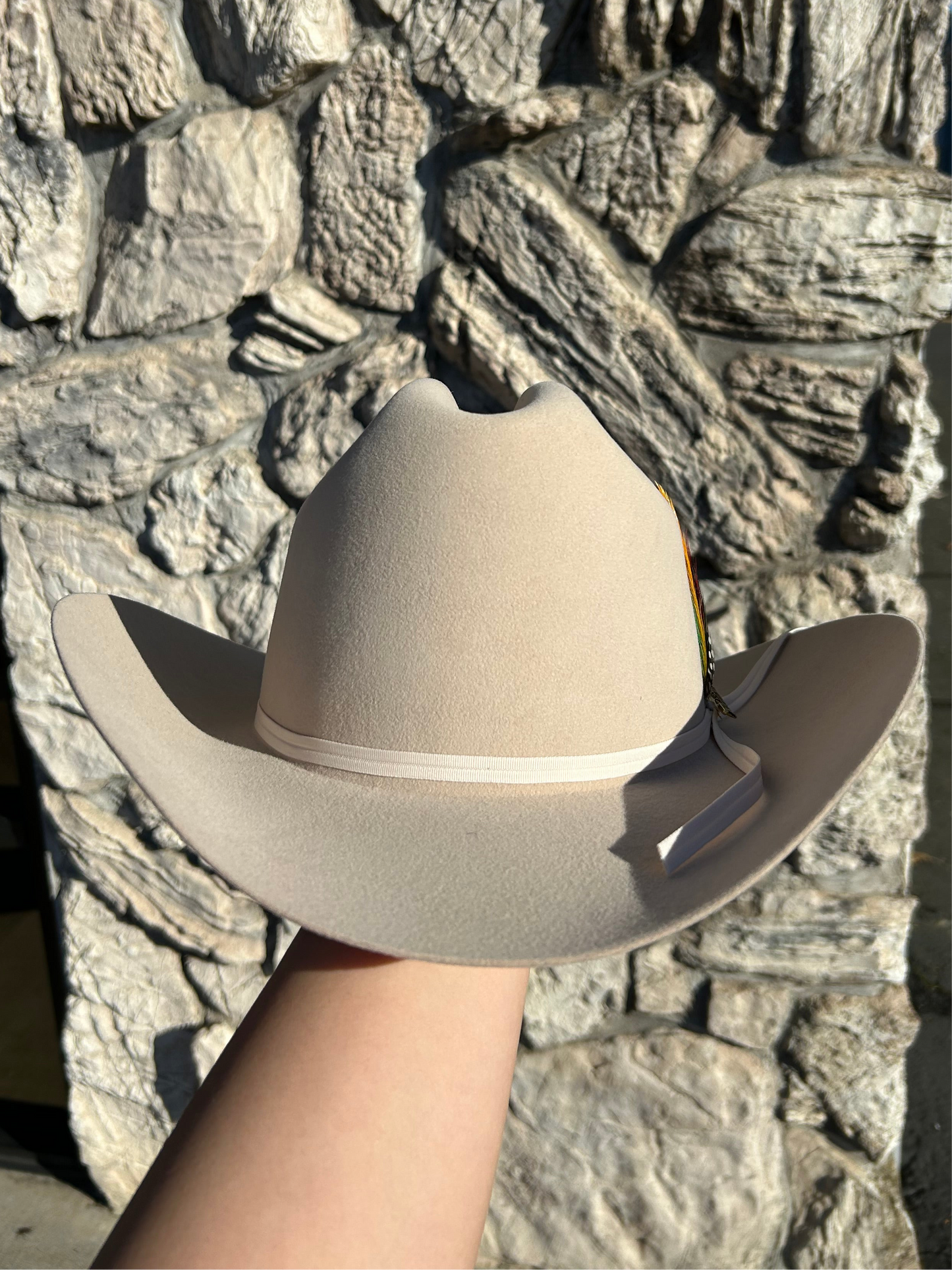 Texana Twinstone 6X Estilo Fantasma Color Silverbelly