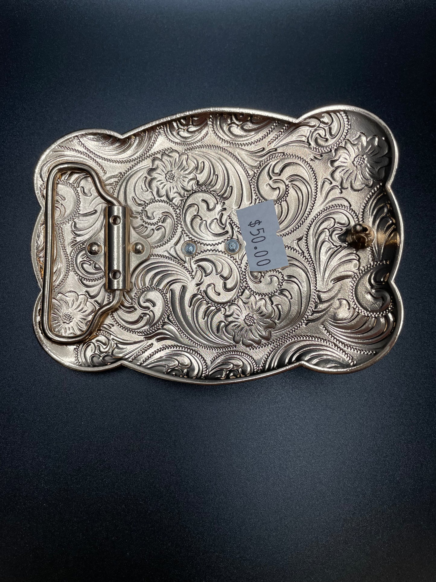 Long Horn Bronze Buckle
