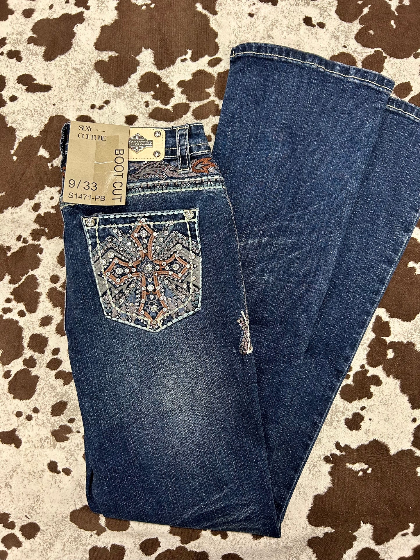 Bling Cross Women’s Bootcut Jean