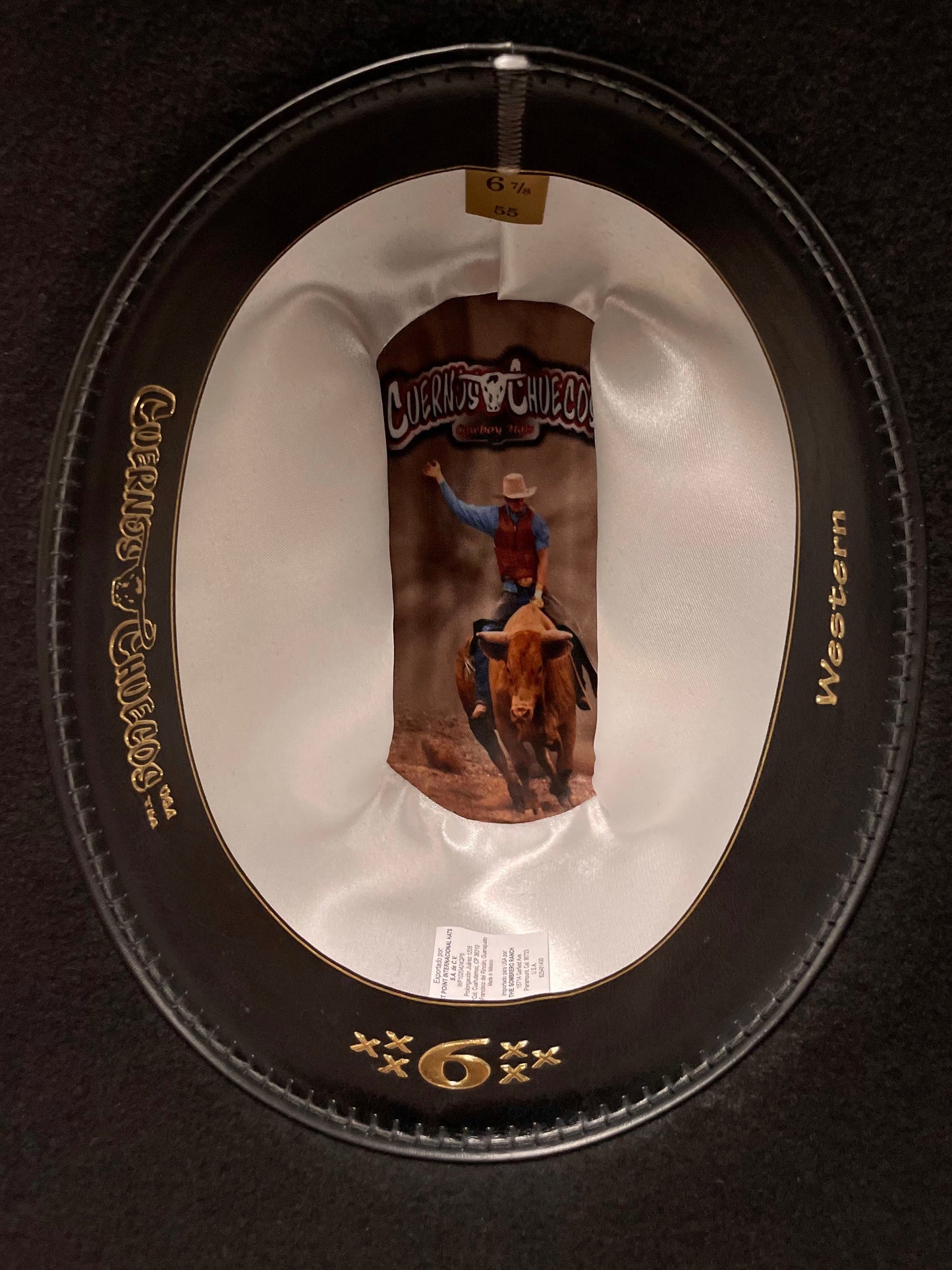 Texana Cuernos Chuecos 6X Estilo Sonora