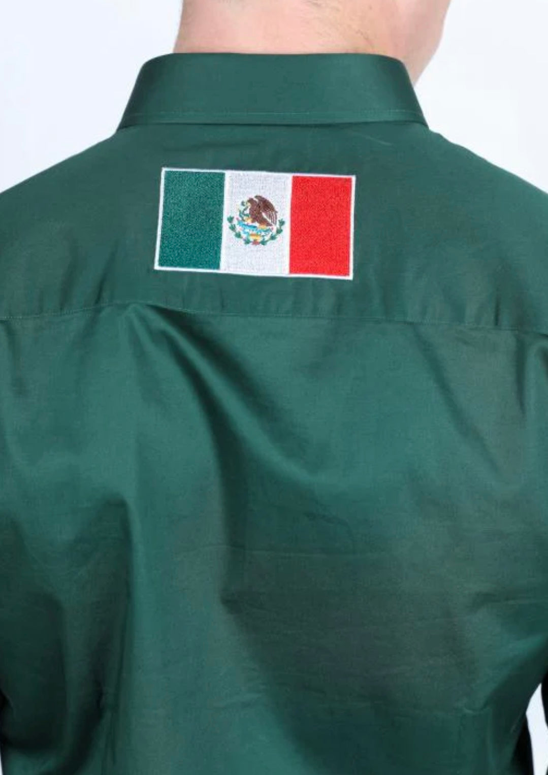 Mexico Green Dress Shirt