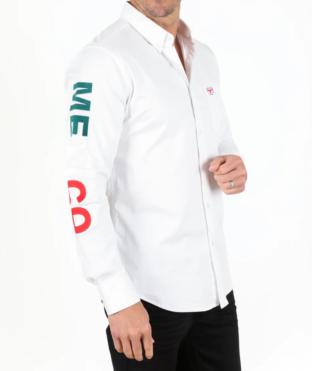 Mexico White Dress Shirt