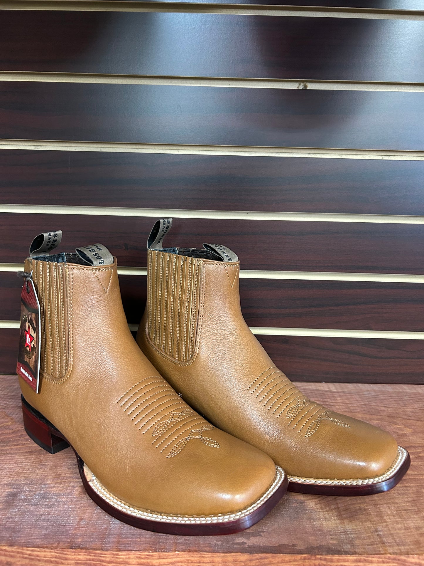 Botine Deer Skin Honey Los Altos Boots