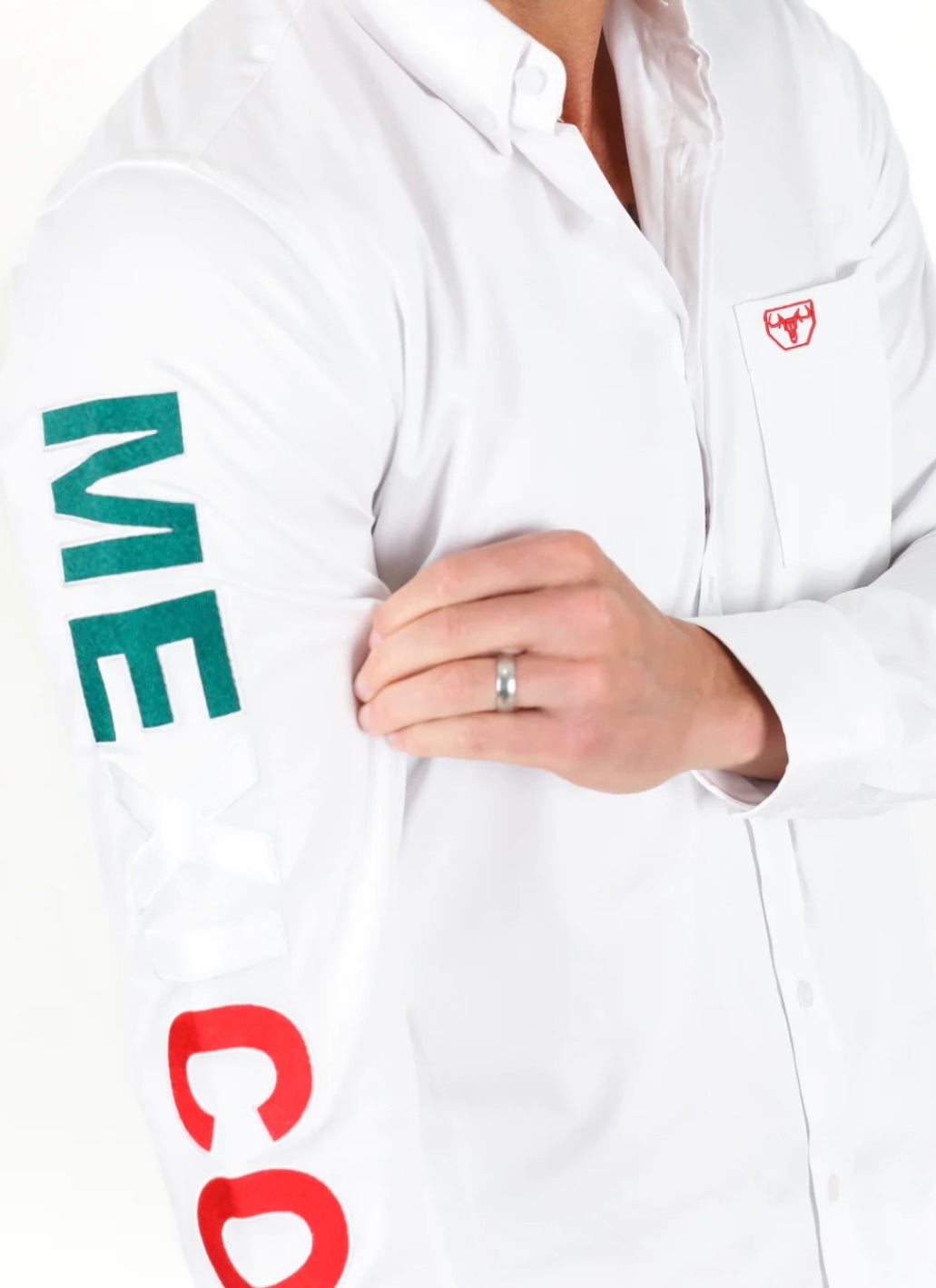 Mexico White Dress Shirt
