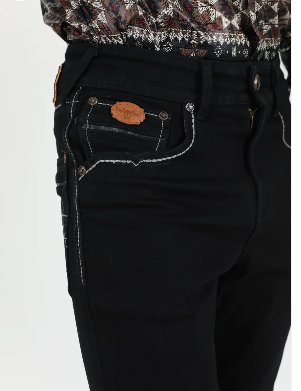 Platini Black Bootcut Jeans