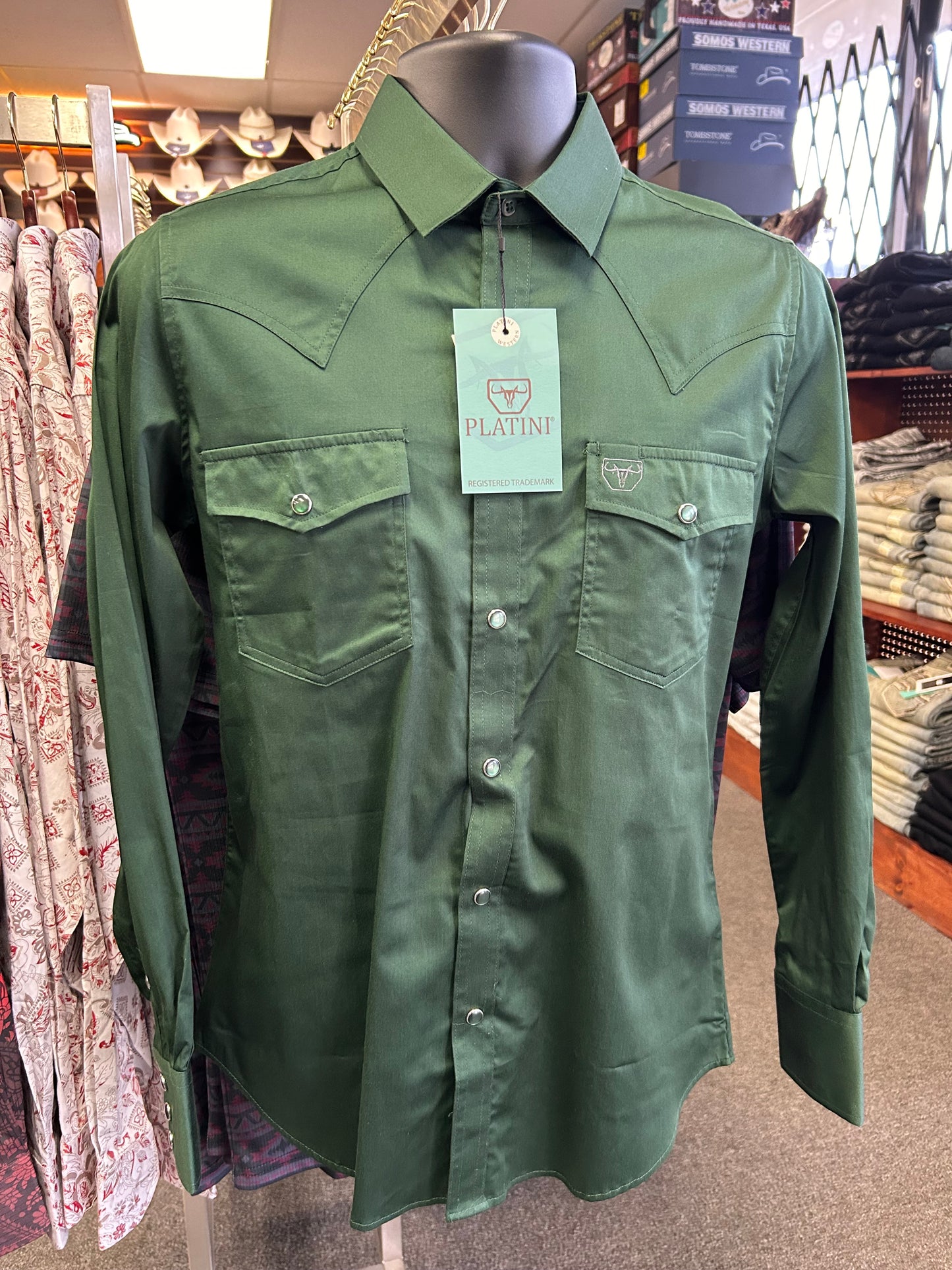 Emerald Green Dress Shirt