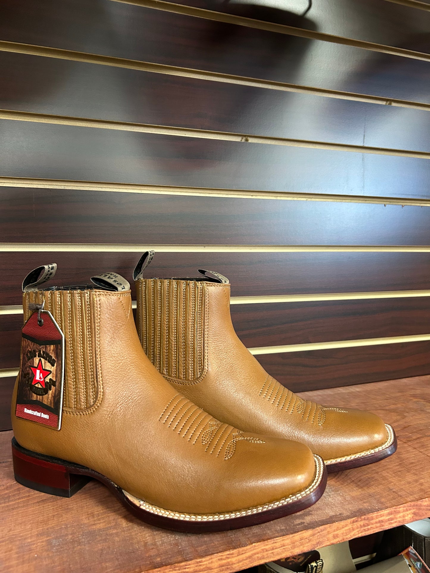 Botine Deer Skin Honey Los Altos Boots