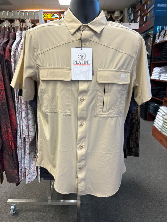 Khaki Short Sleeve Shirt