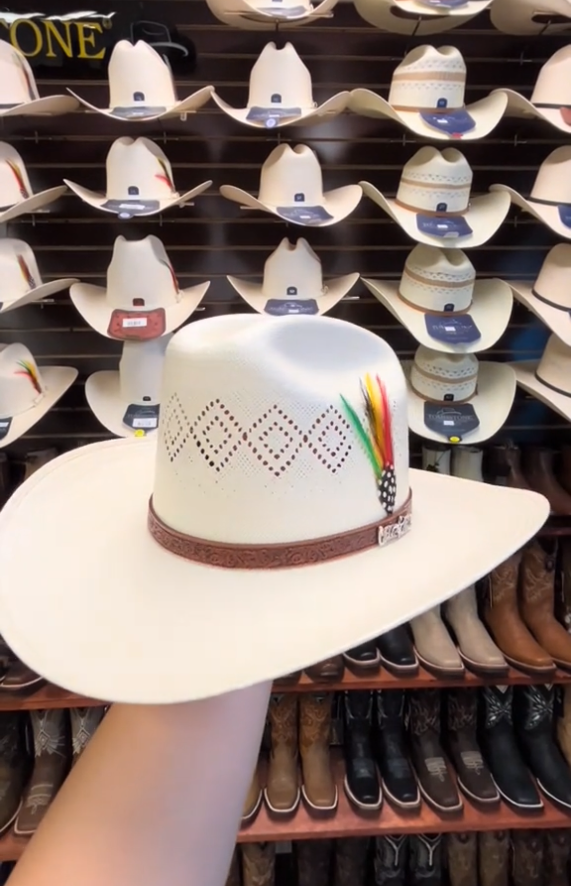 Sombrero Cuernos Chuecos 100X Johnson Diamond