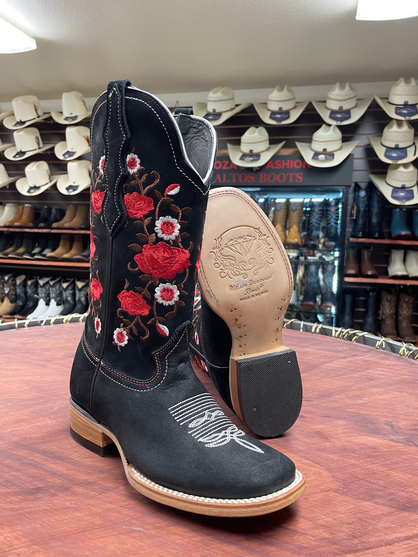 Women’s Nobuck Square Toe Boot
