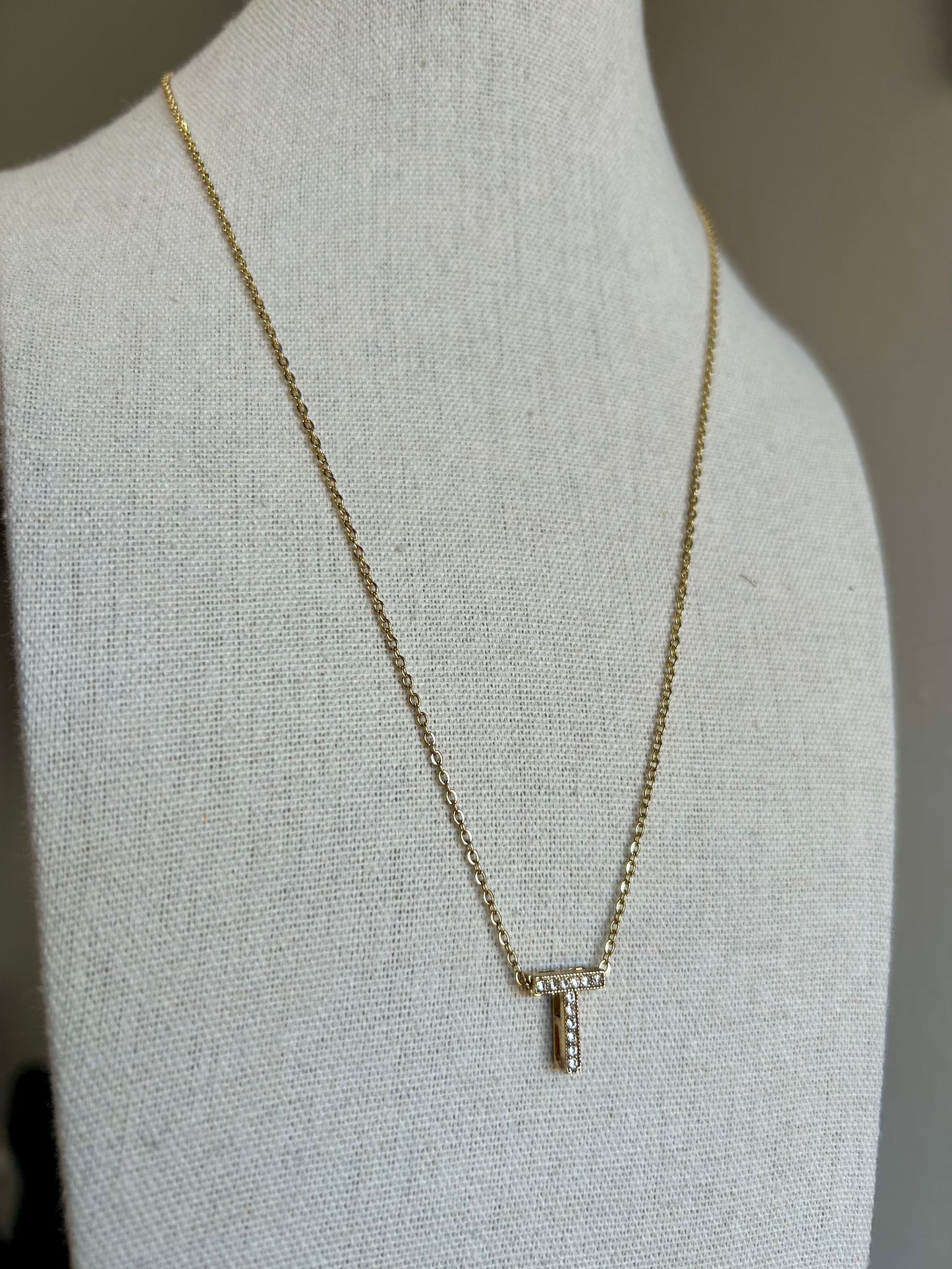 Letter T Necklace