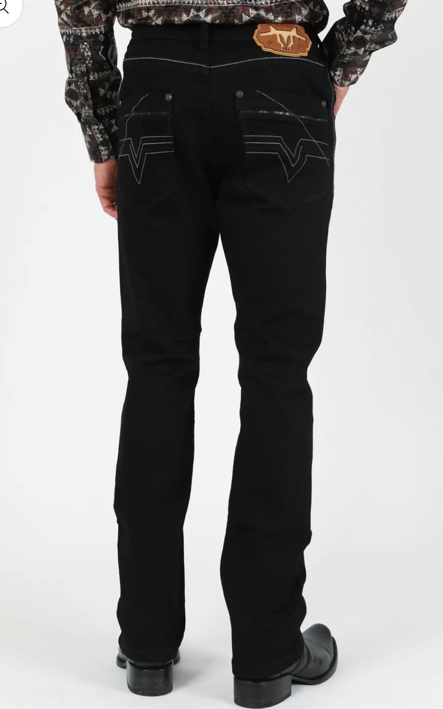 Platini Black Bootcut Jeans