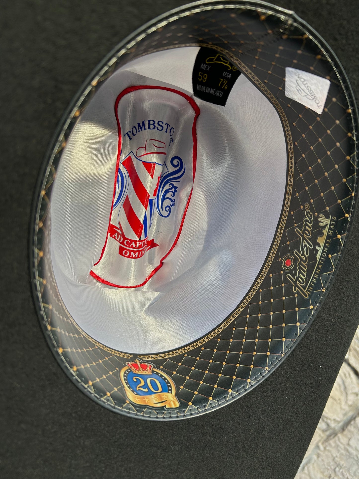 Texana Tombstone 20X Copa Alta Estilo El Viejon