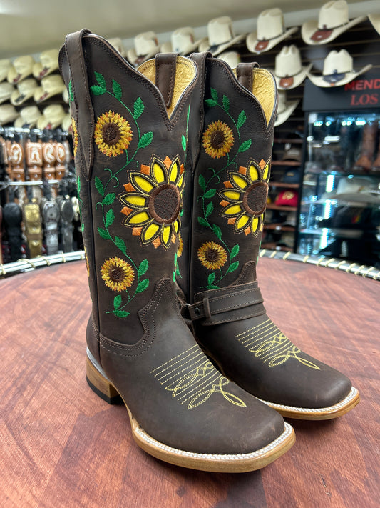 Quincy Chocolate Sunflower Women’s Boot