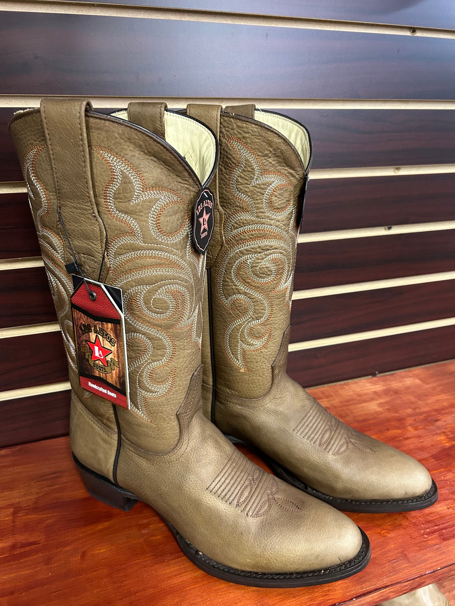 Los Altos Boots Round Toe Rage Honey