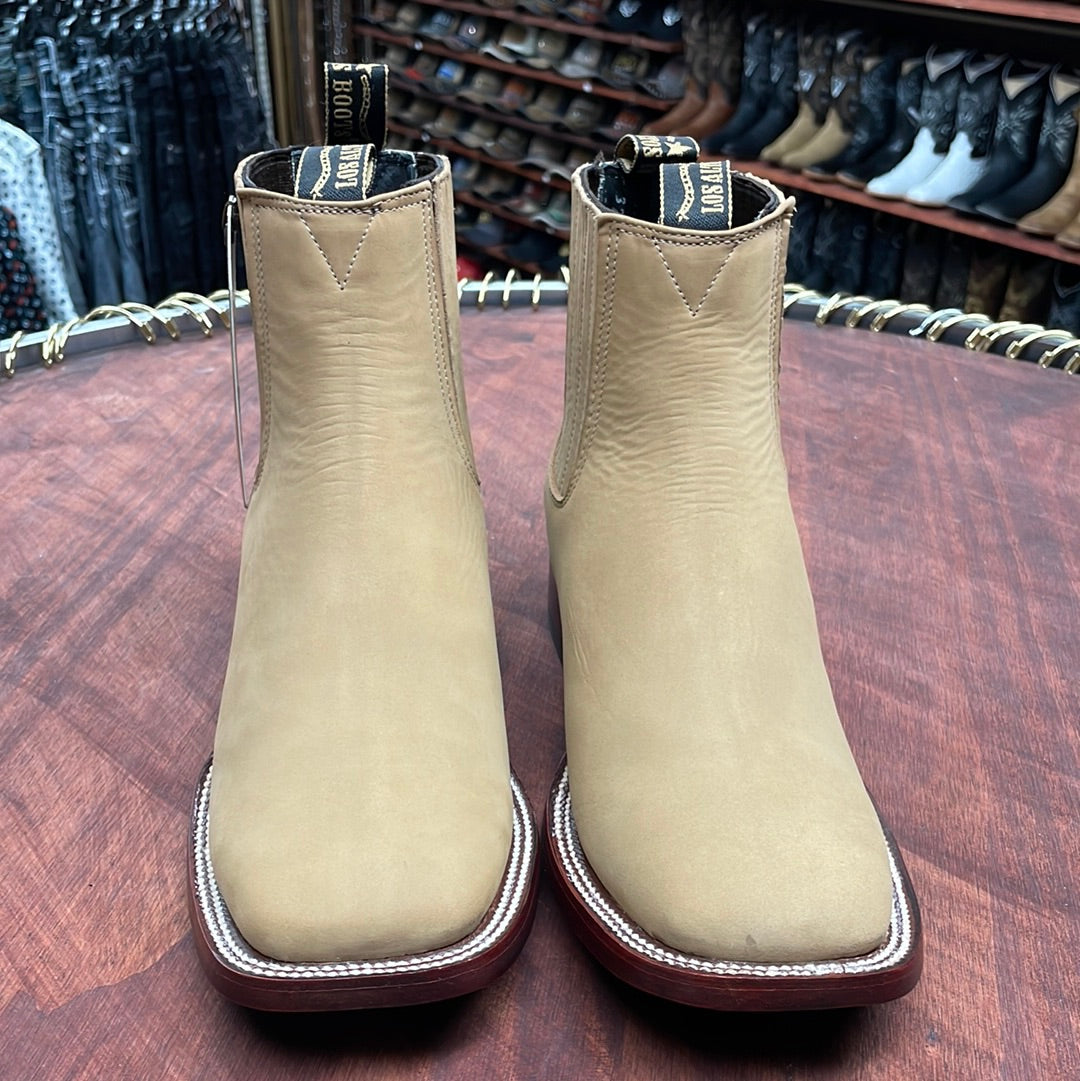 Los Altos Suede Square Toe Orix Boot