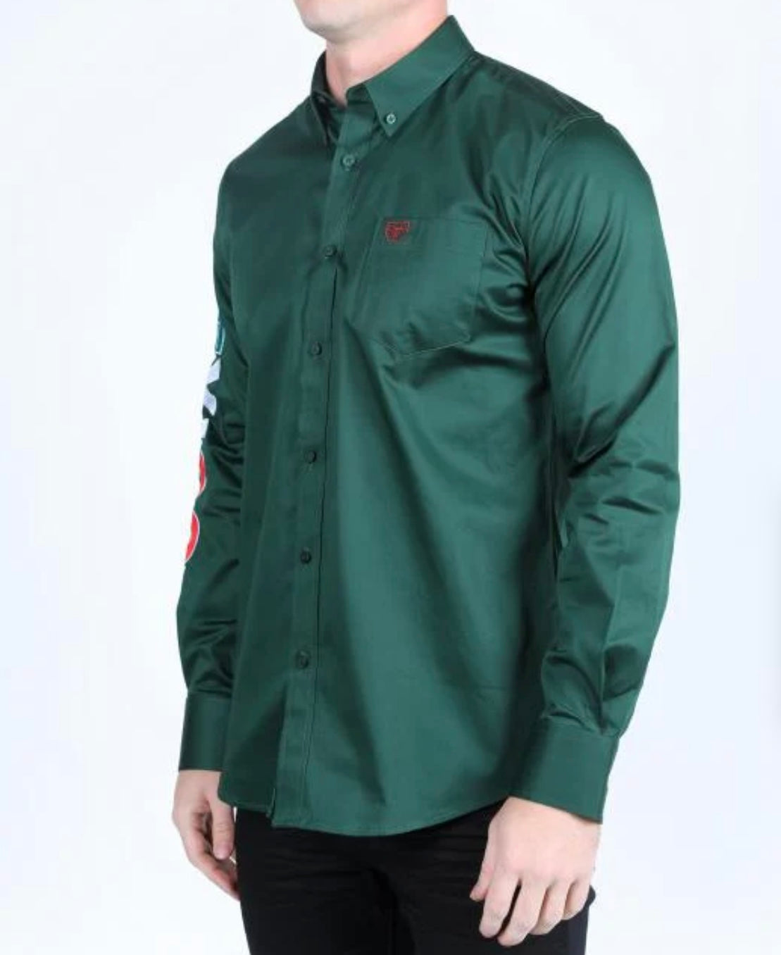Mexico Green Dress Shirt
