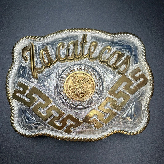 Hebilla de Zacatecas con Centenario