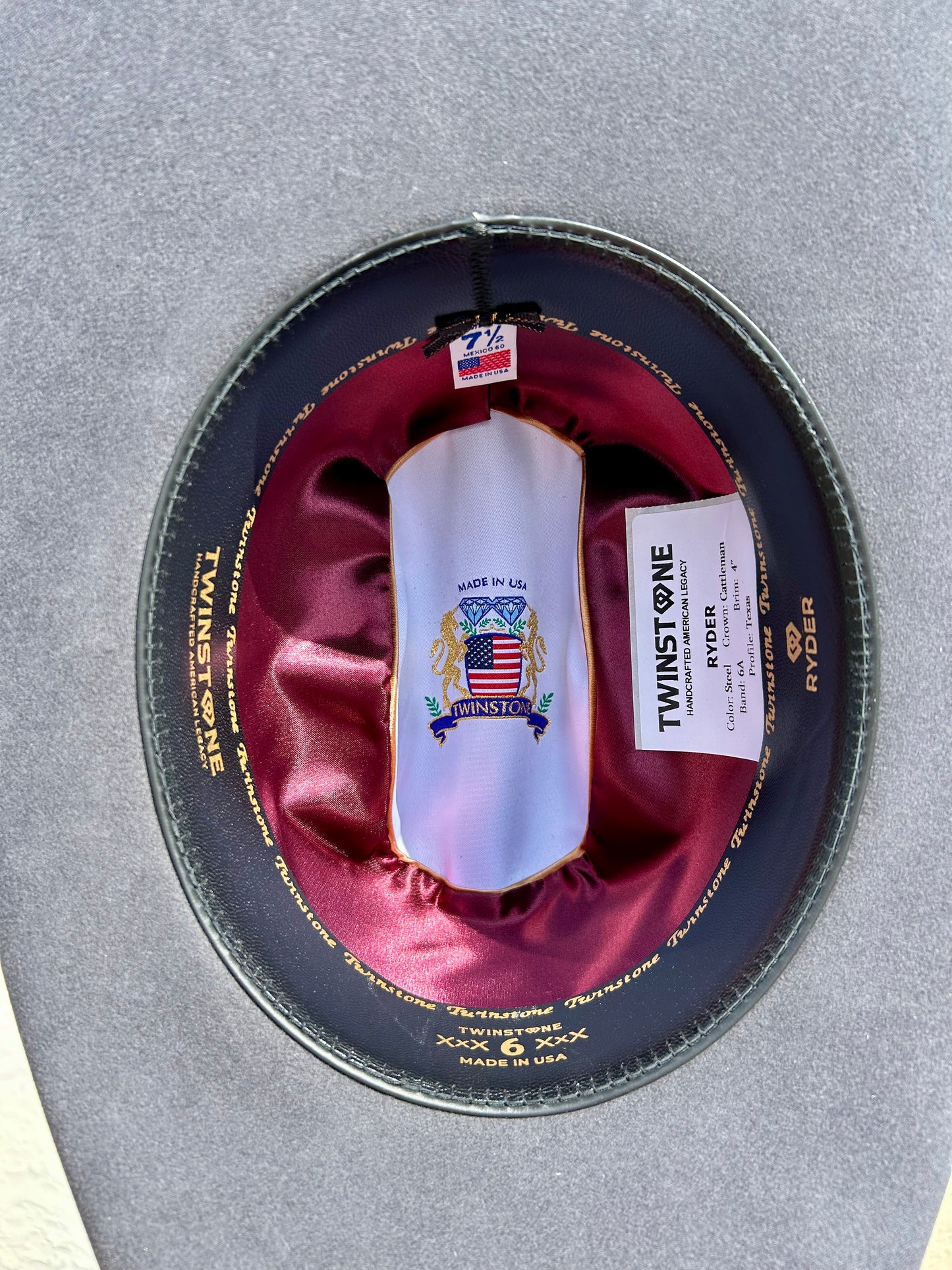 Texana Twinstone 6X Cattleman Texas (Charcol)