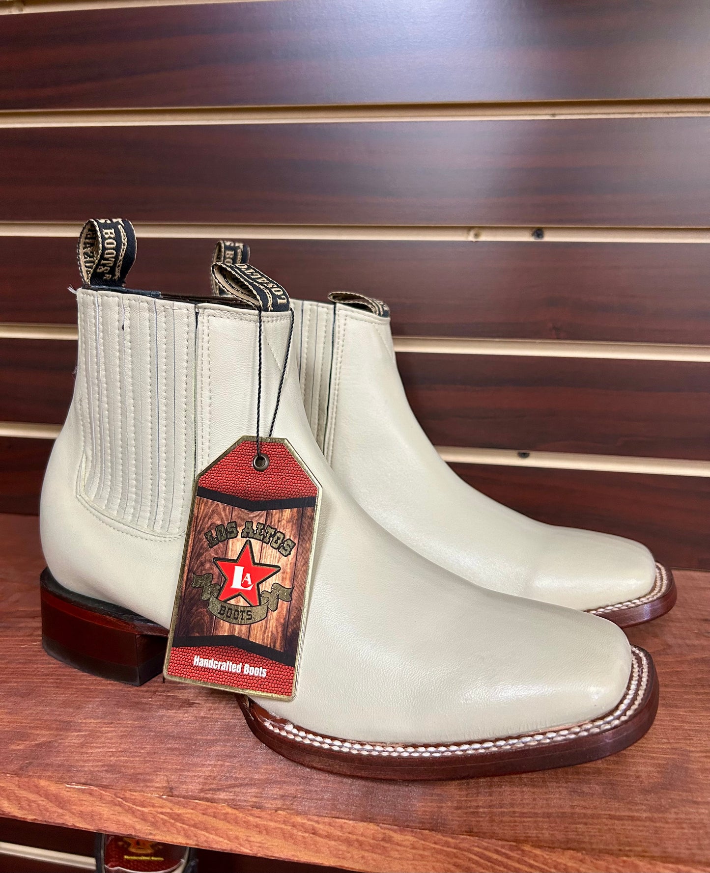 Botine Charro Winter White Los Altos Boots