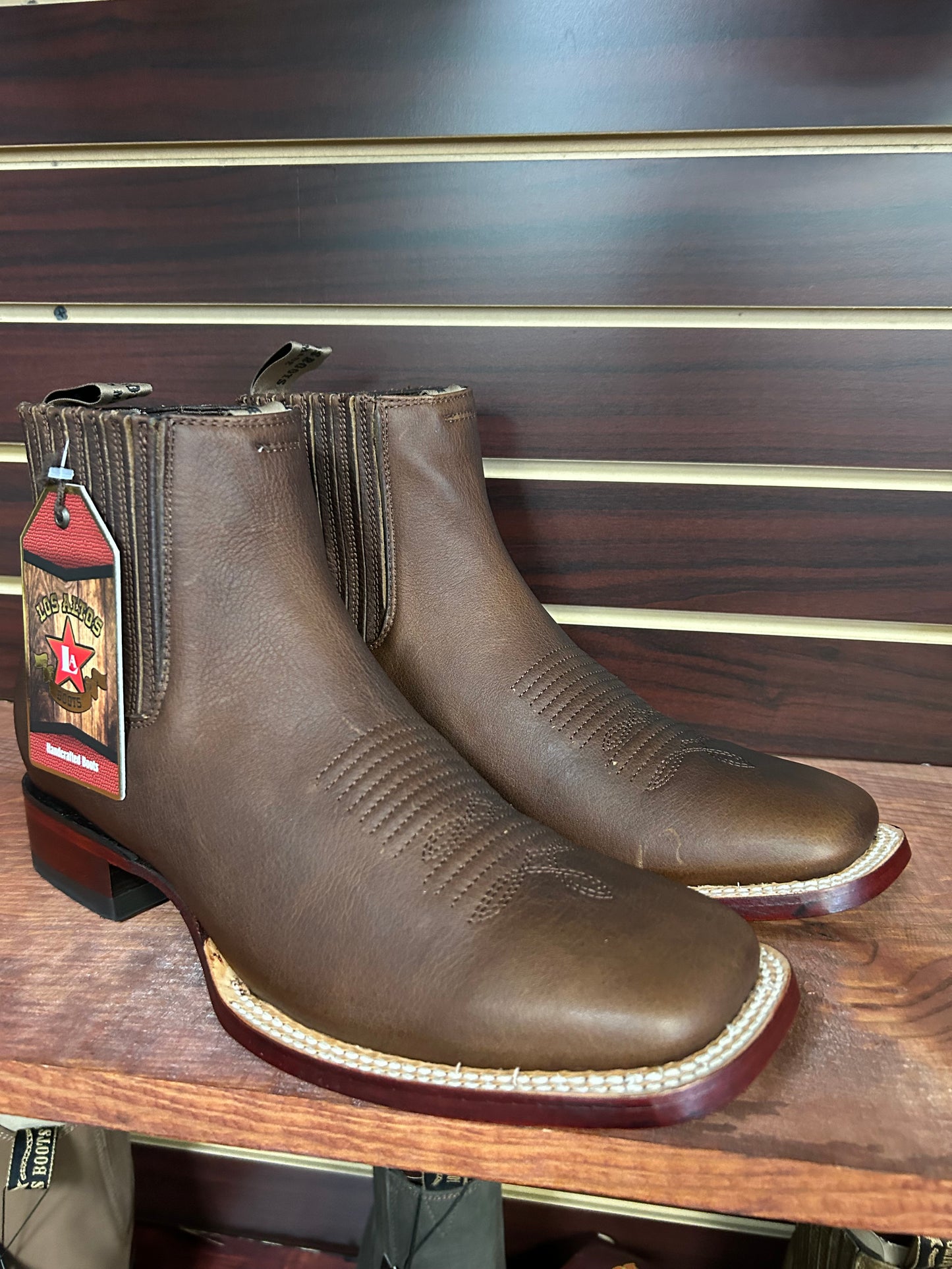 Botine Walnut Deer Skin Los Altos Boots