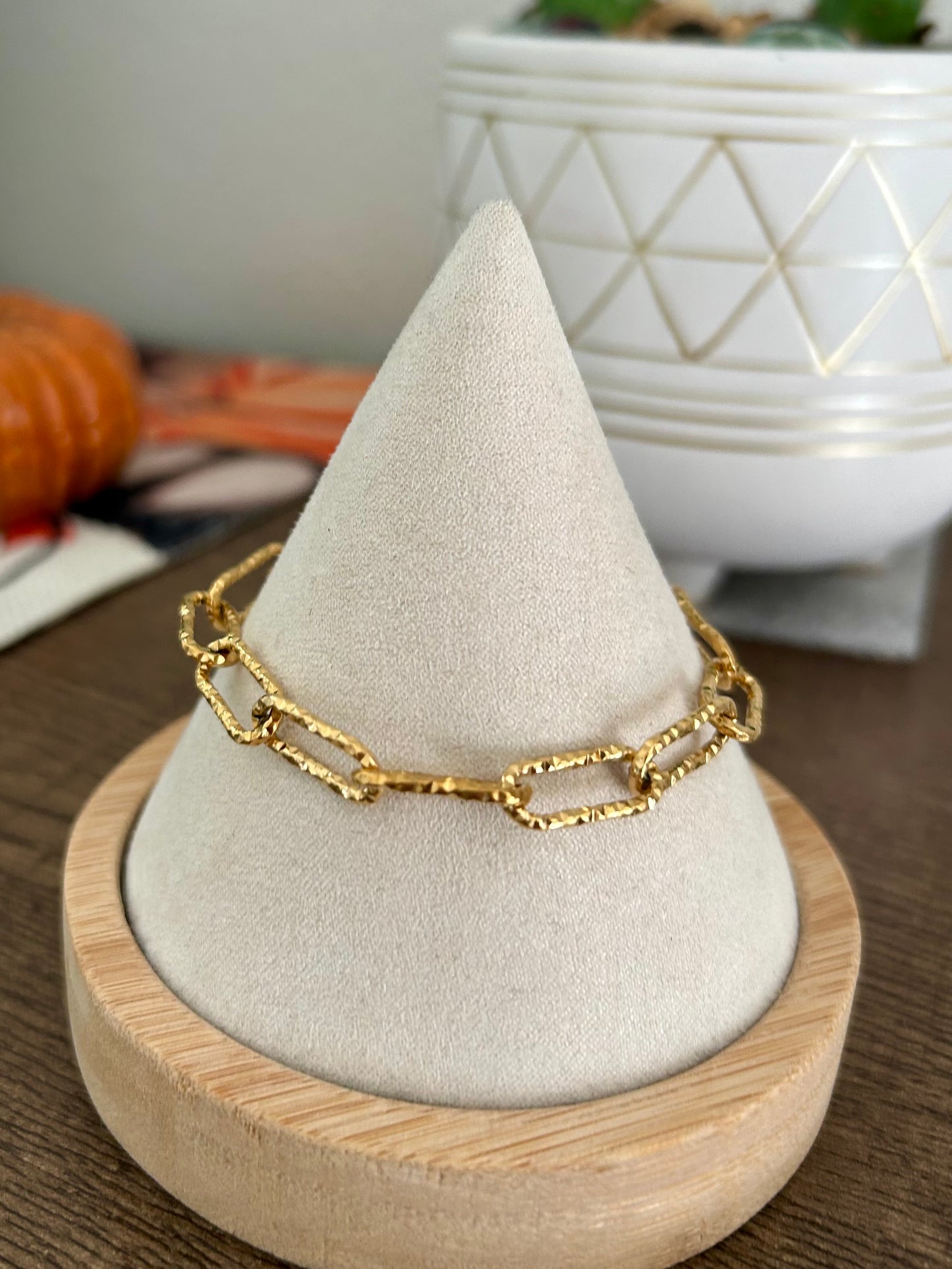 Gold Link Bracelet