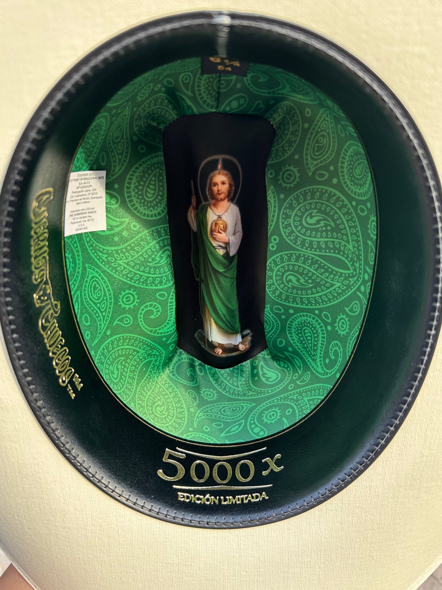 Sombrero San Judas 5000X Estilo Sinaloa