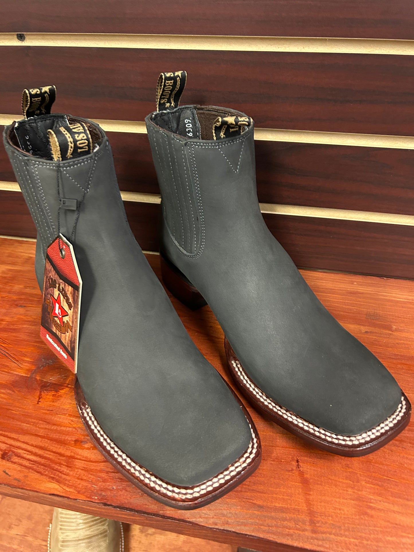 Botine Charro Nobuck Gray Los Altos Boots