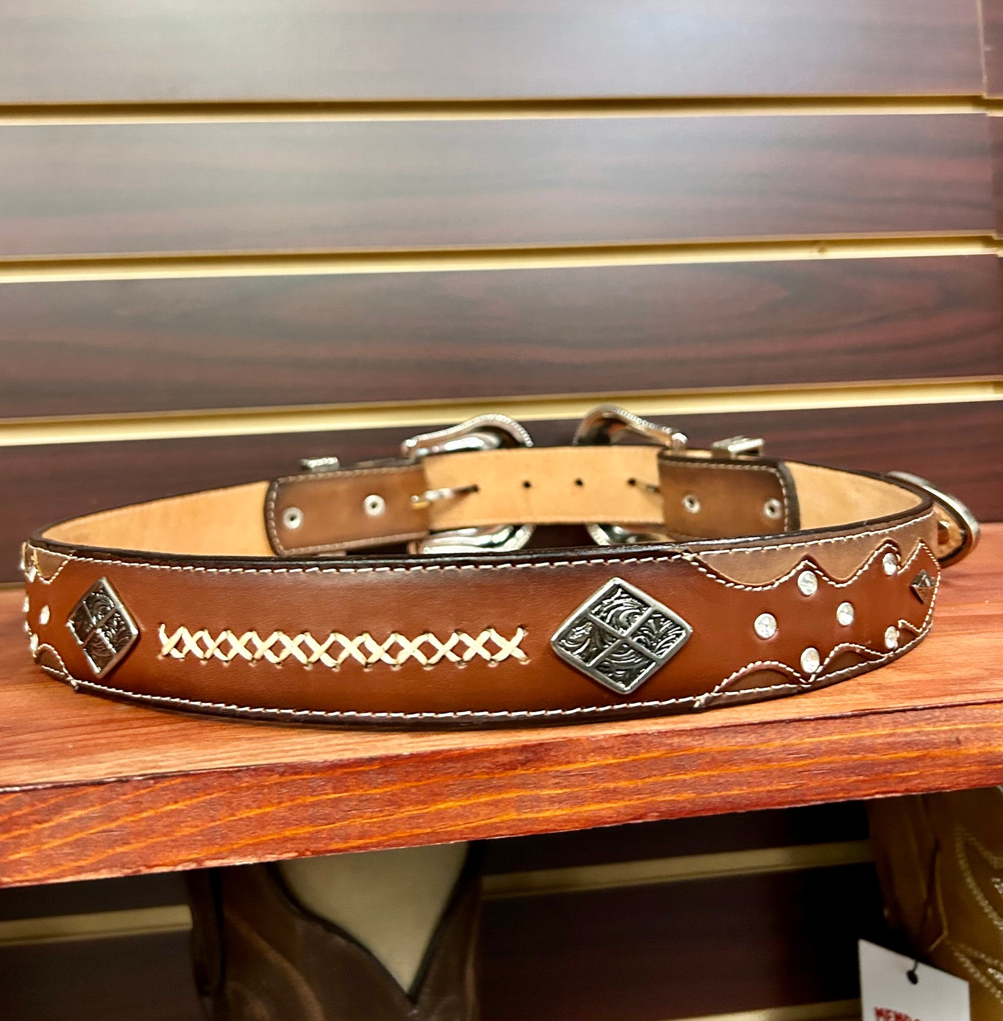 Lia Double Buckle Women’s Western Belt