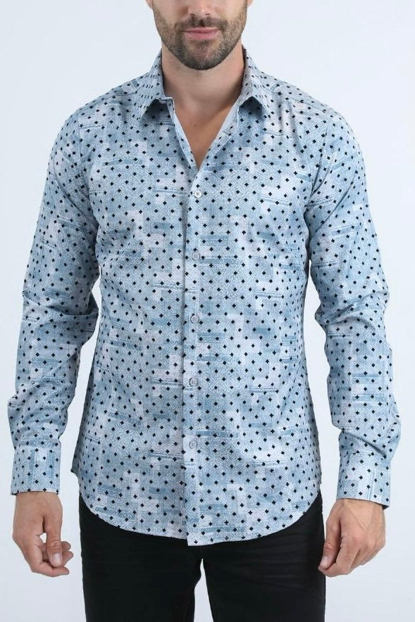 Light Blue Long Sleeve Shirt