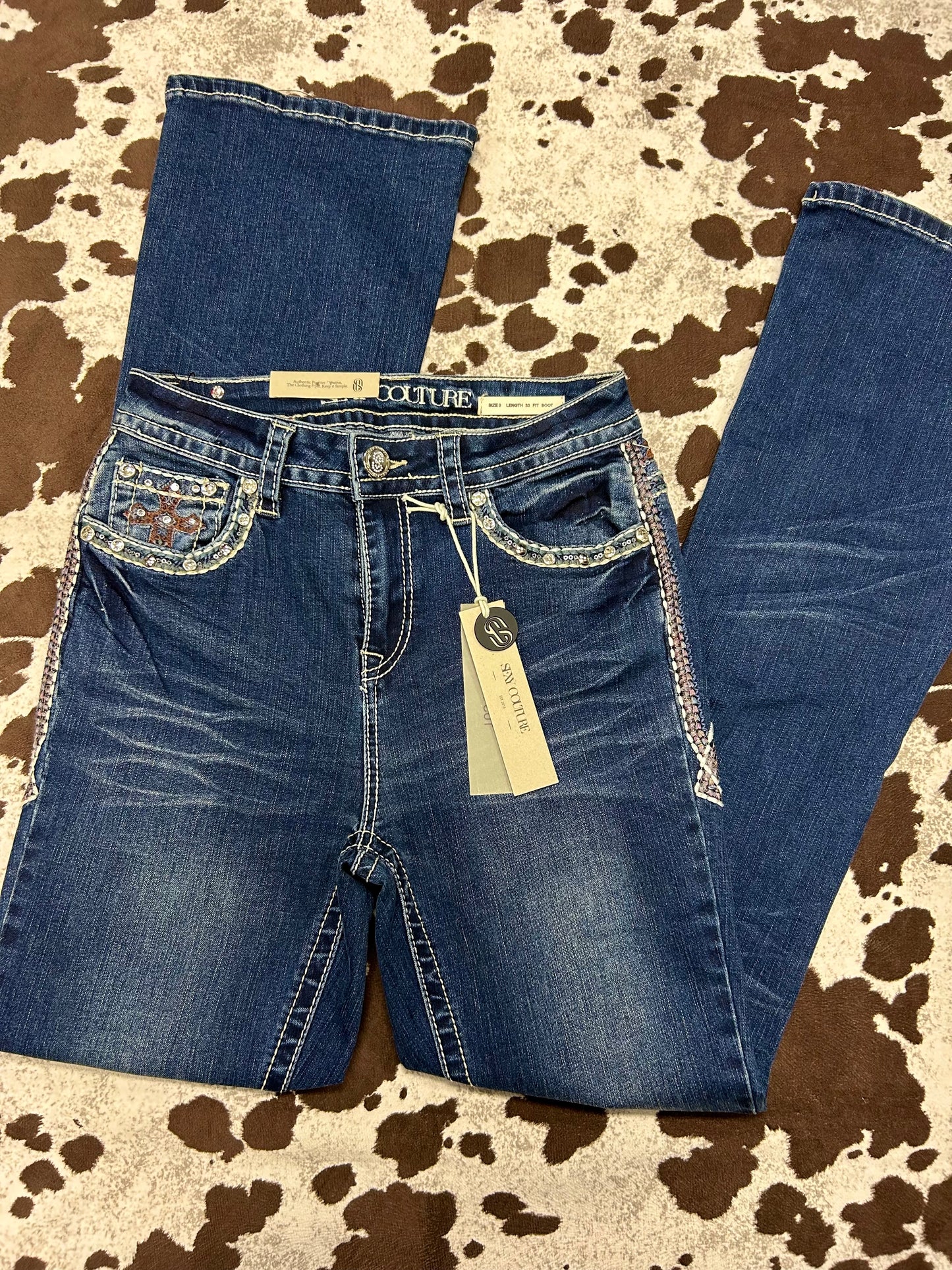 Bling Cross Women’s Bootcut Jean