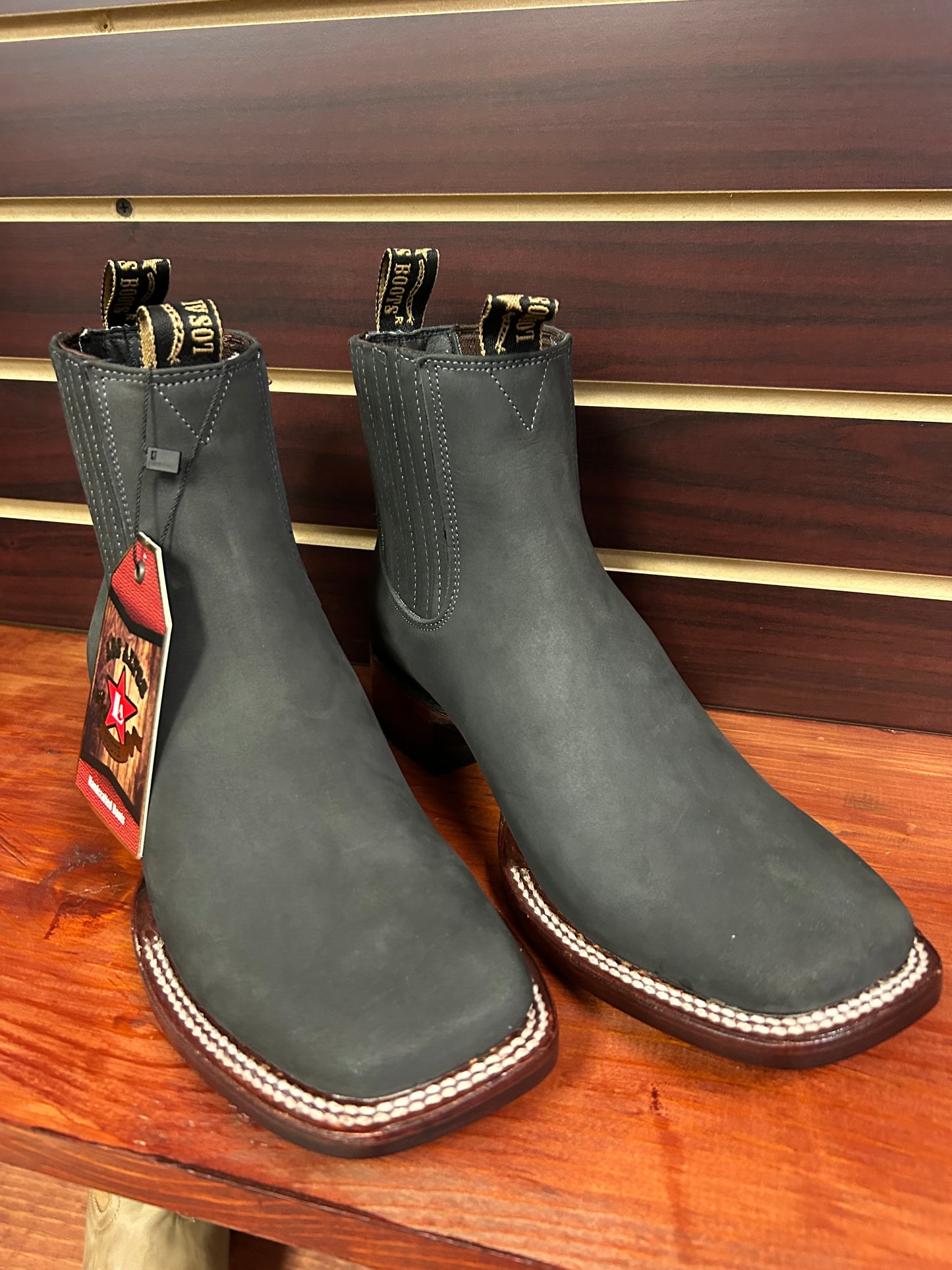Botine Charro Nobuck Gray Los Altos Boots