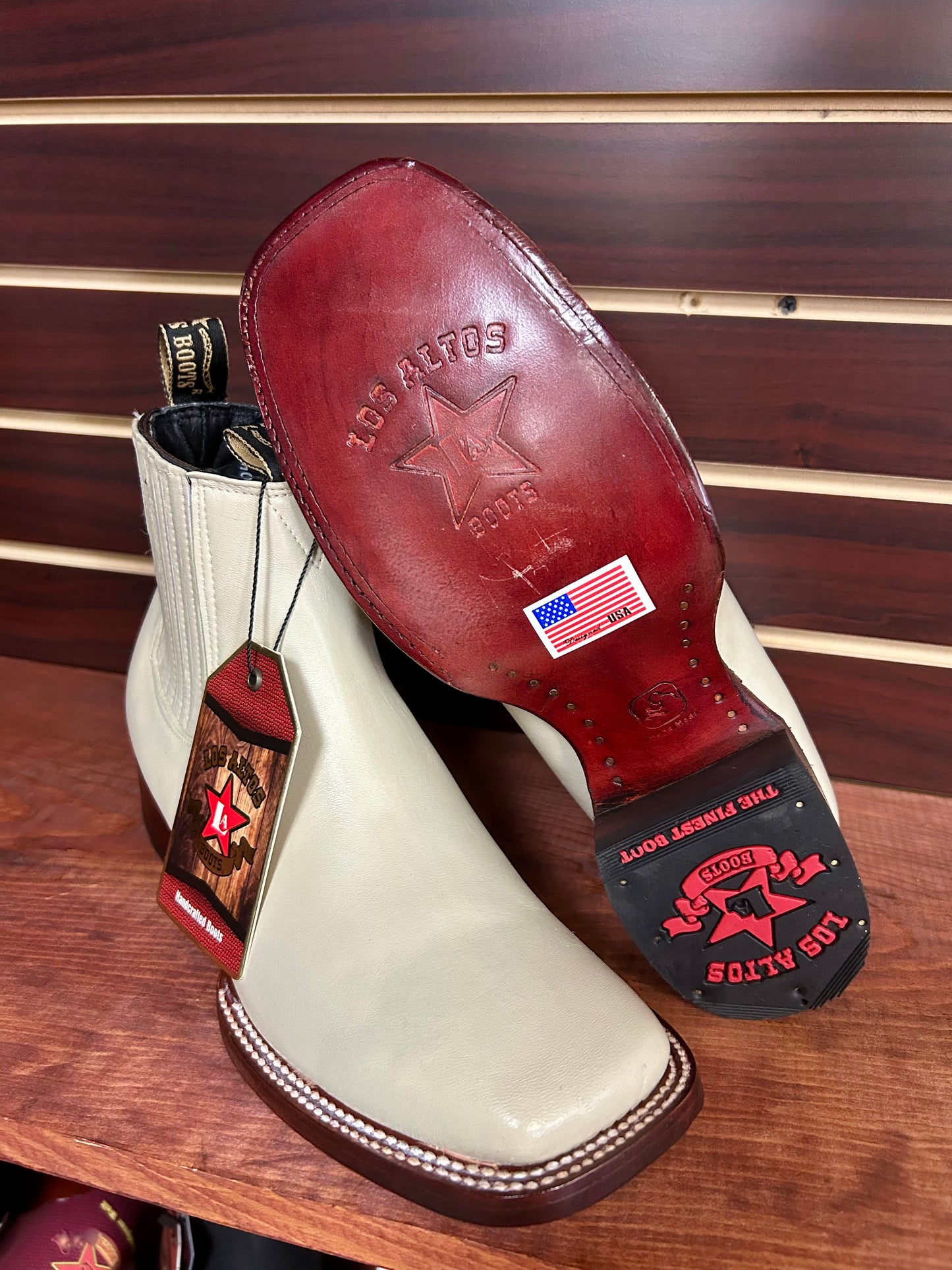 Botine Charro Winter White Los Altos Boots