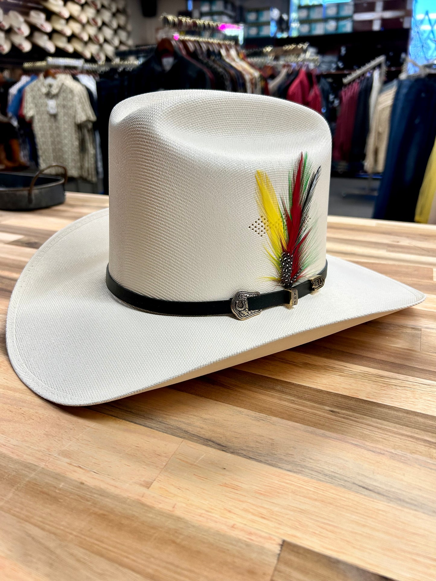 Sombrero Tombstone 1000X Copa Alta Estilo El Viejon