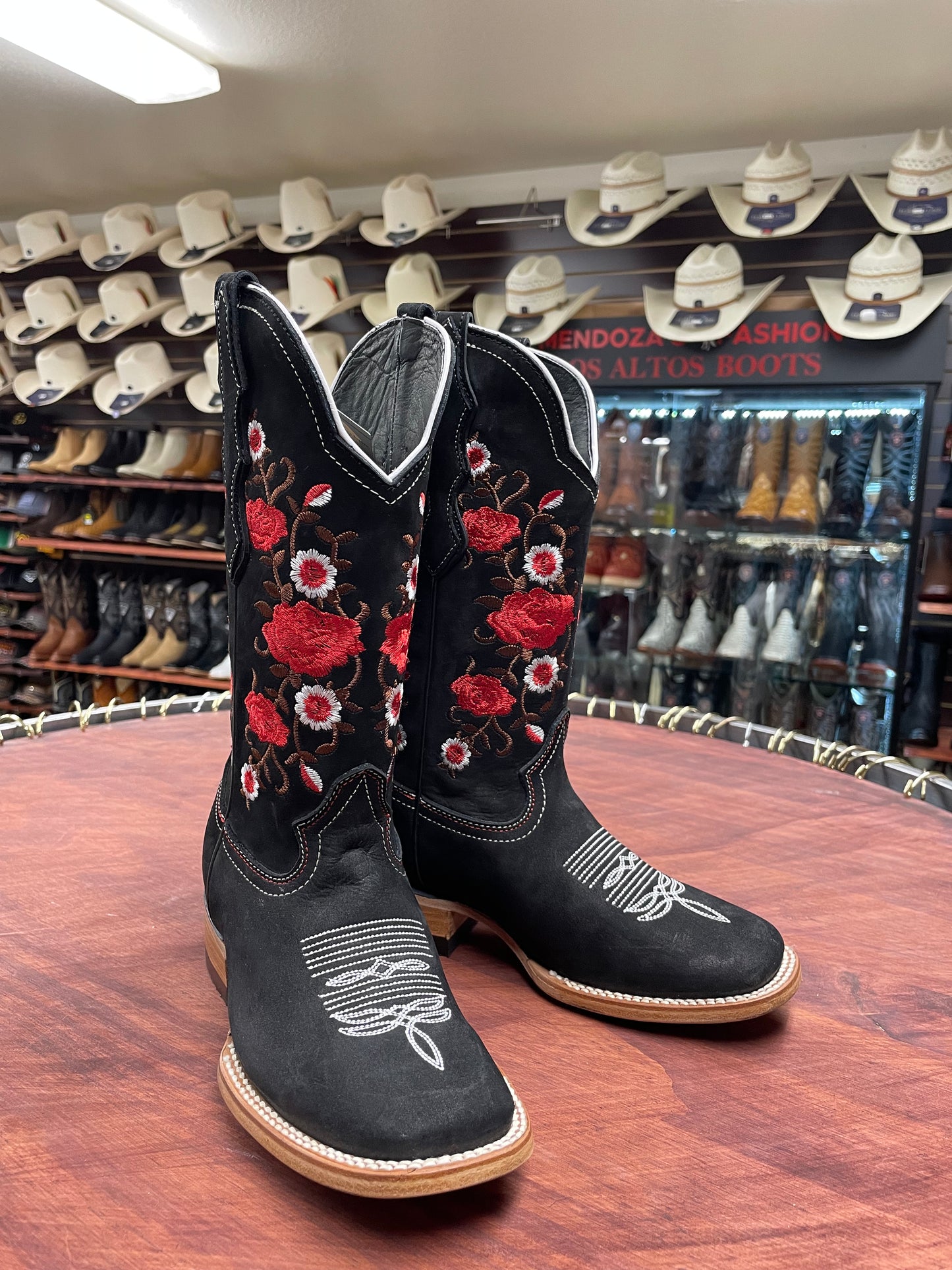 Women’s Nobuck Square Toe Boot