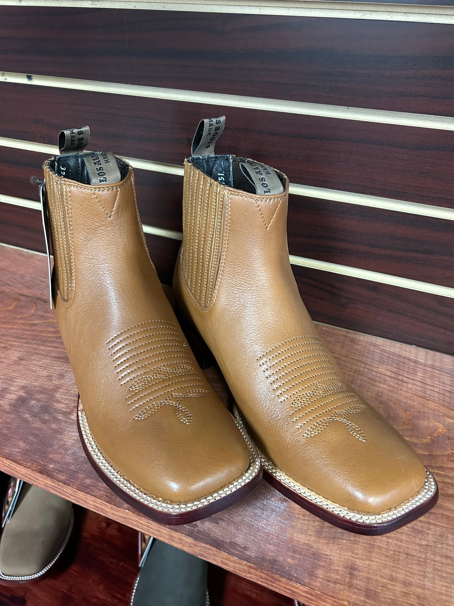 Botine Deer Skin Honey Los Altos Boots
