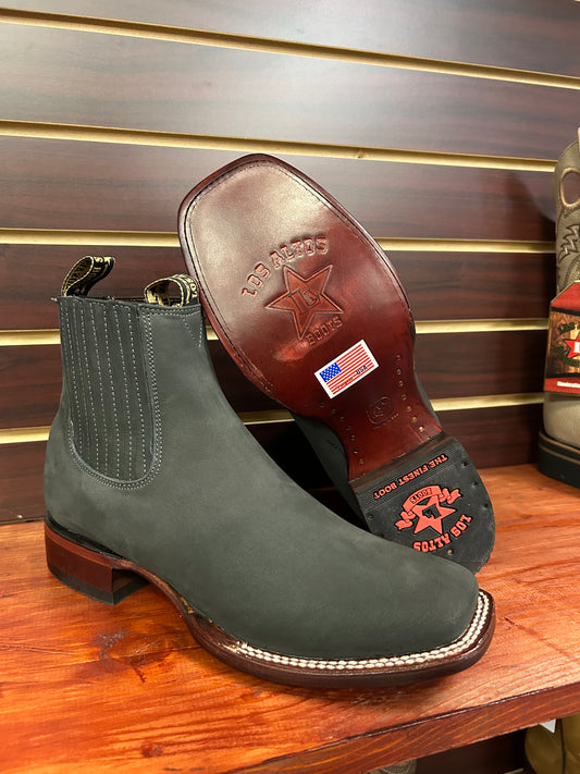 Botine Charro Nobuck Gray Los Altos Boots