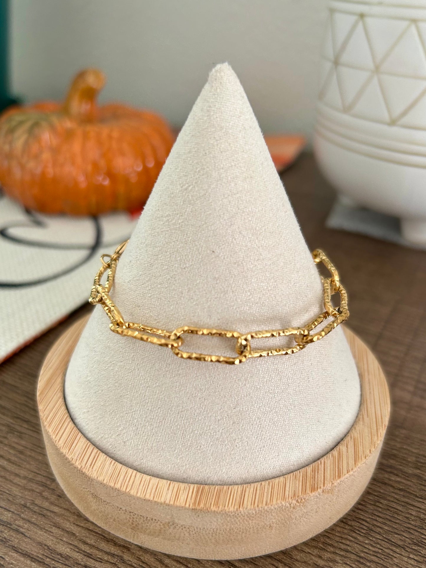 Gold Link Bracelet