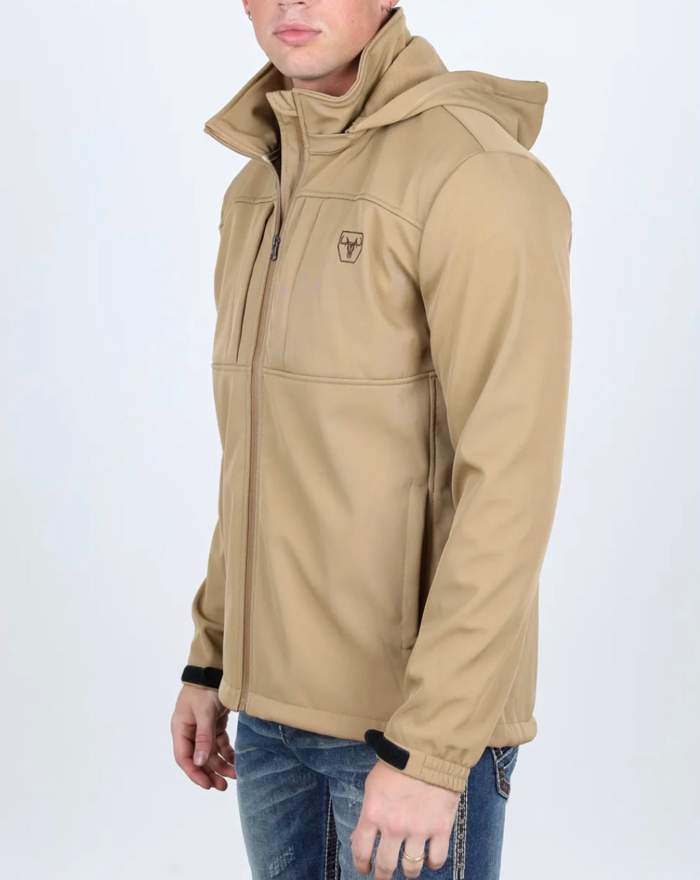 Khaki Soft-shell Jacket