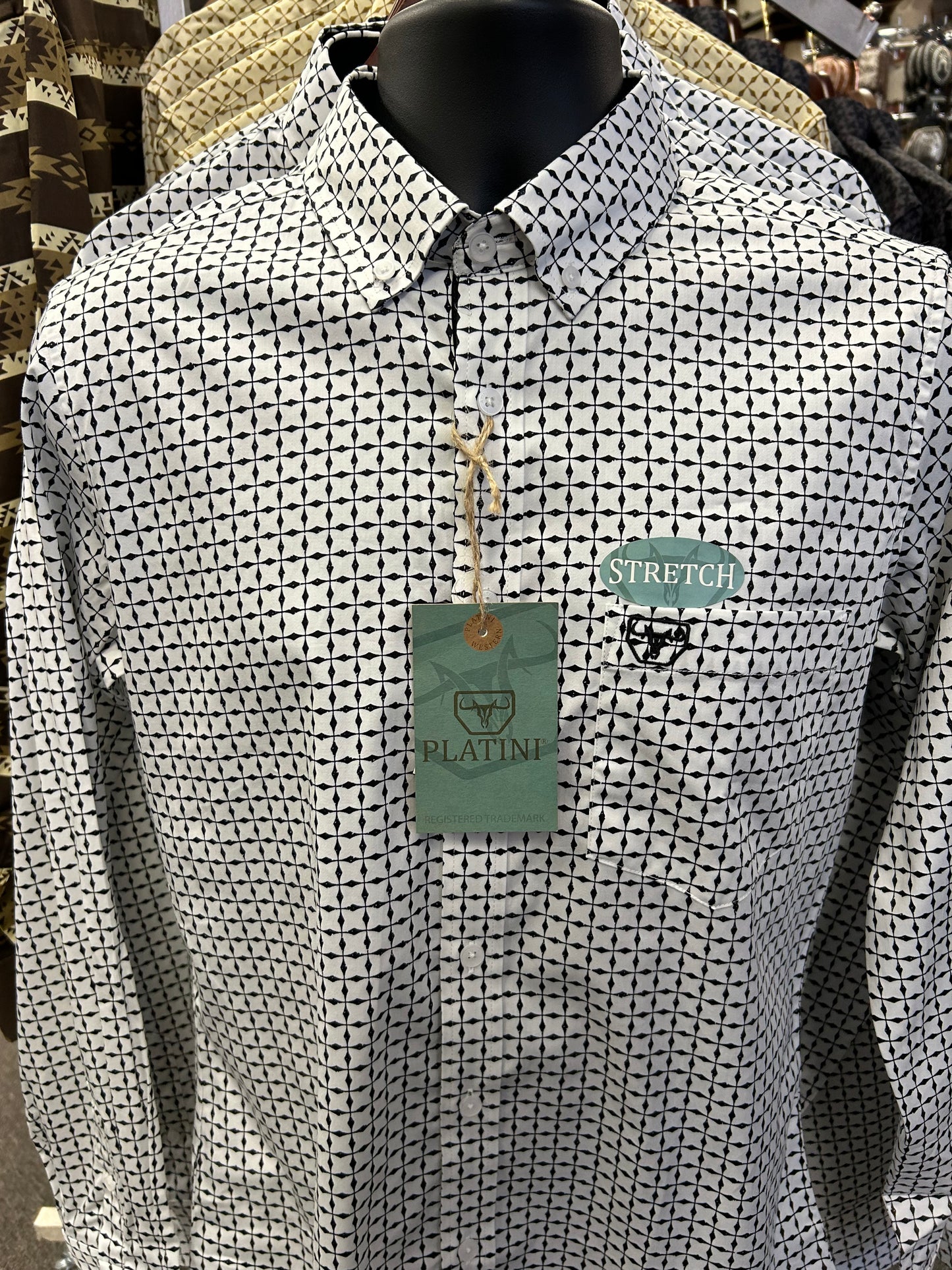 White Design Dress Shirt