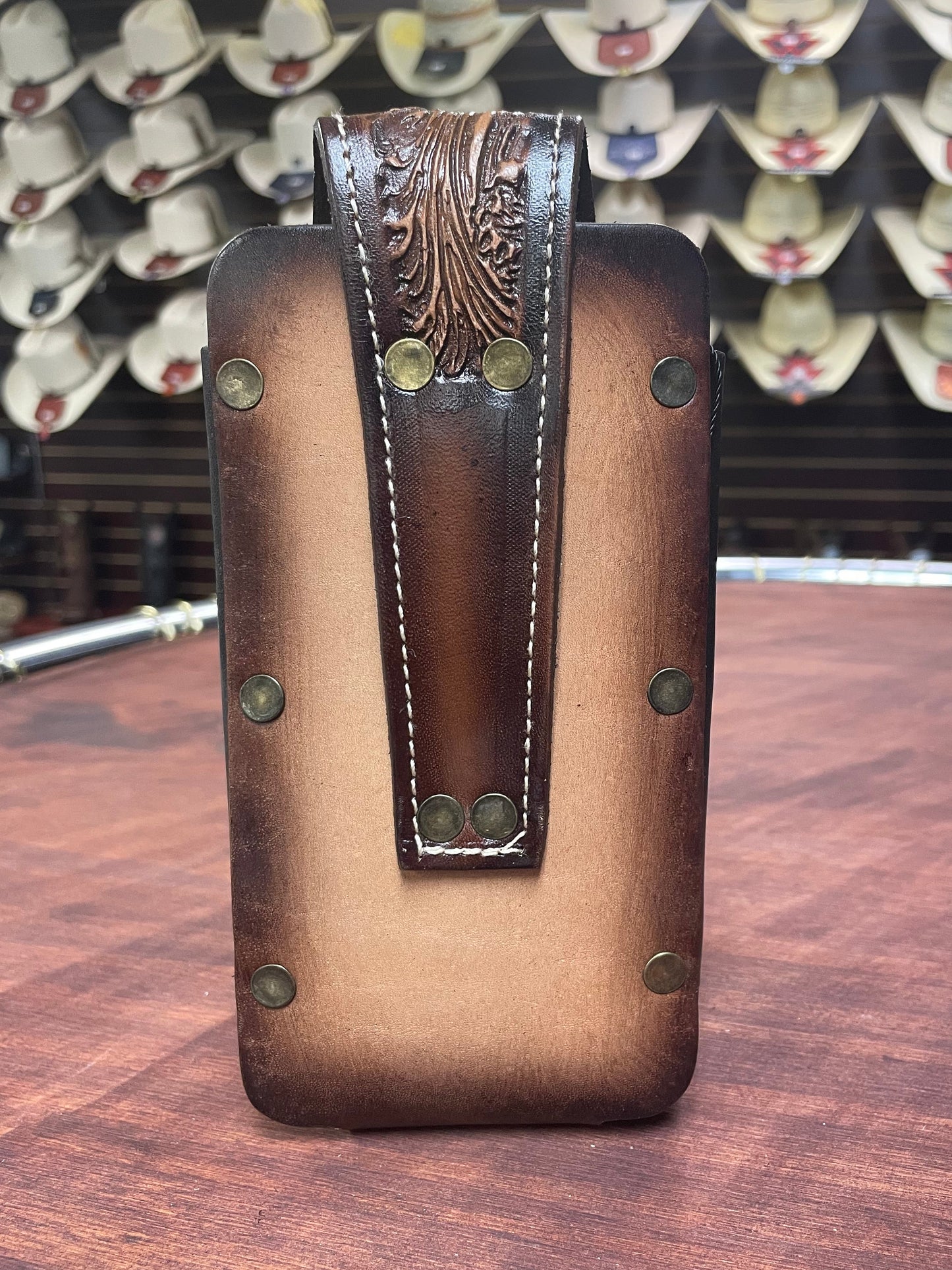 Rooster Engraved Phone Holster