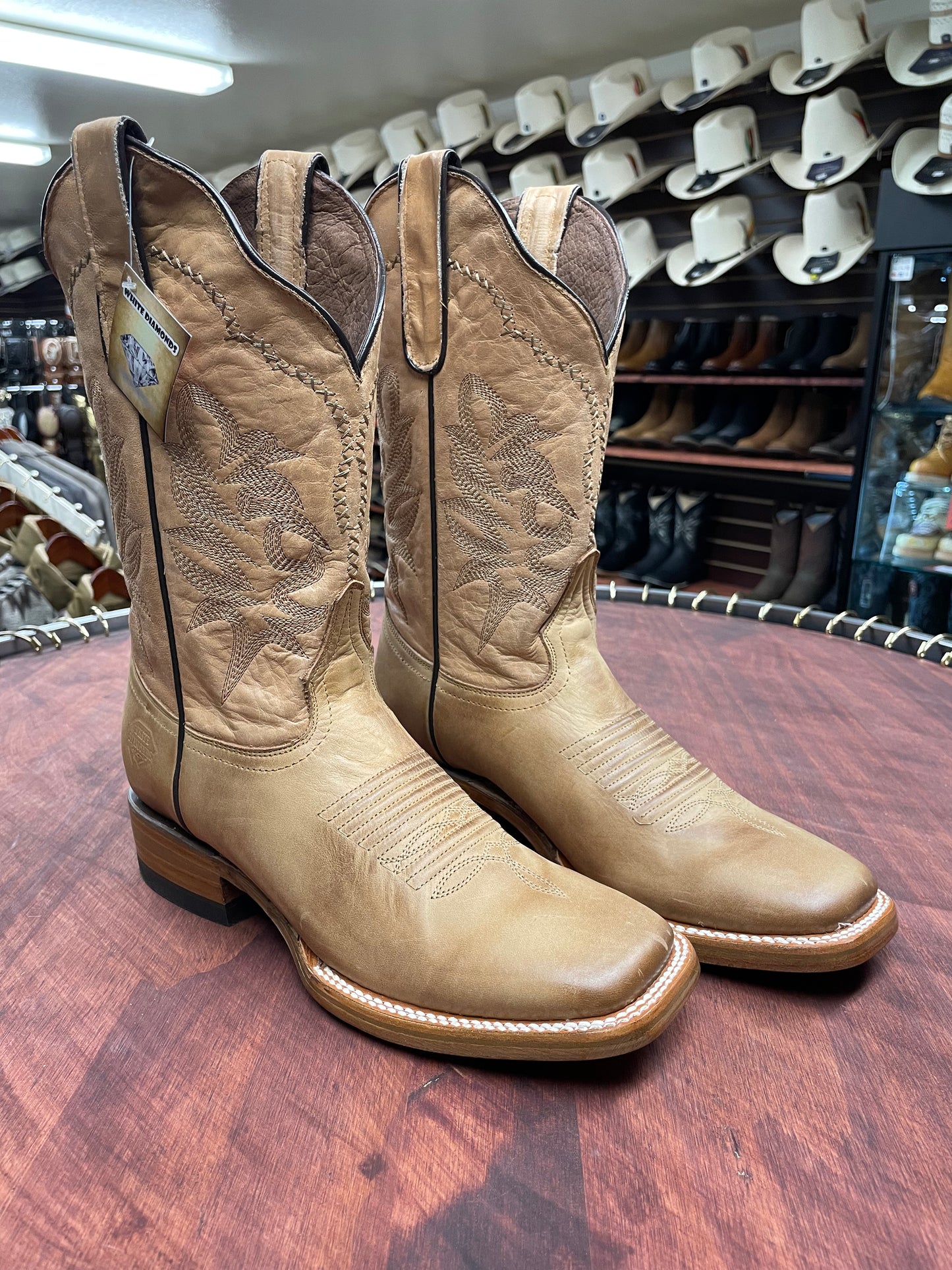 White Diamonds Rodeo Sand Boot