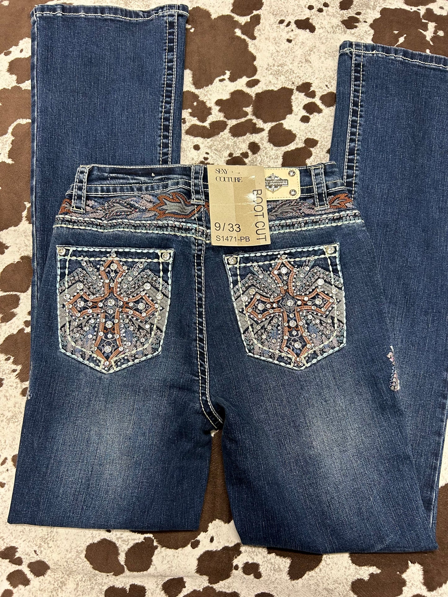 Bling Cross Women’s Bootcut Jean