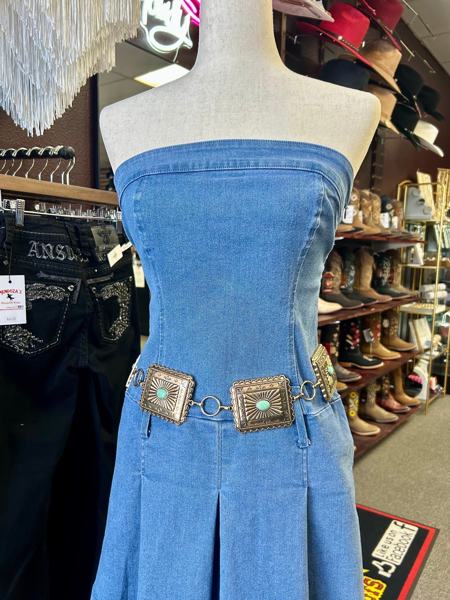 Camila Concho Bronze Belt