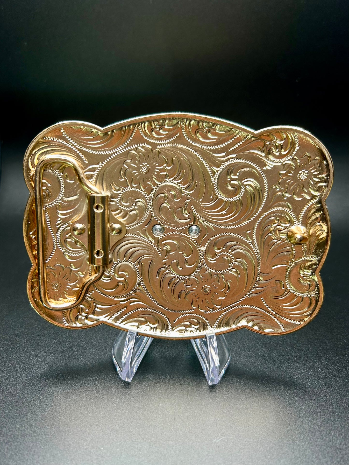 Mexico Flag Gold Buckle